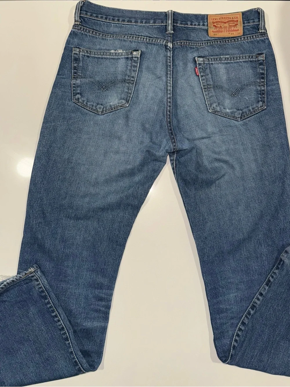 Levi's 511 Slim Straight Men's Jeans in Light Blue Denim